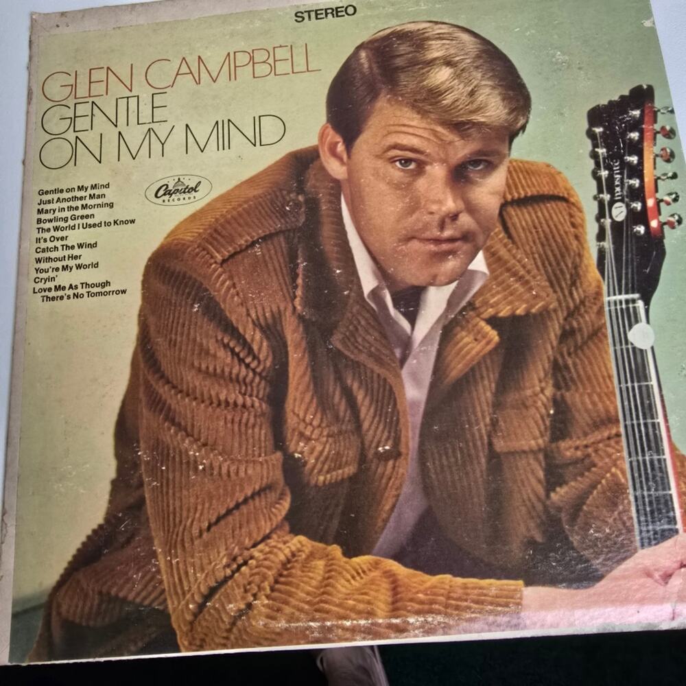 Glen Campbell Gentle On My Mind Vinyl Record LP Country Folk Capitol Records